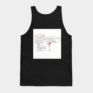 How to Spot a Republican (white background) Tank Top